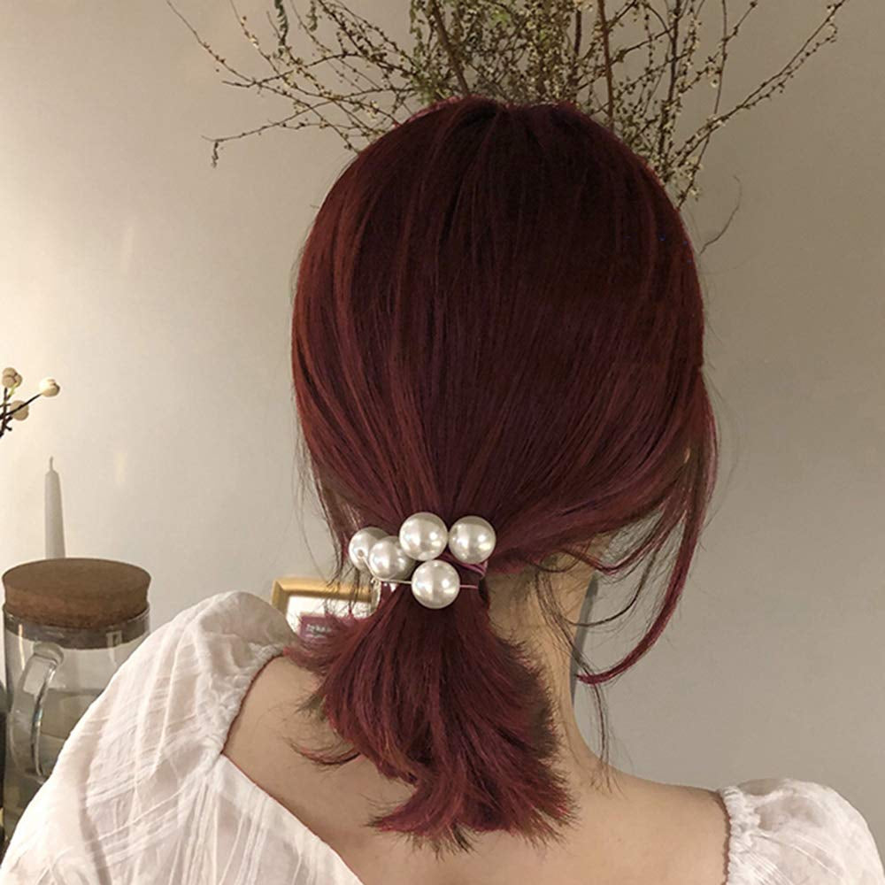 2-Piece Pearl Hair Ties