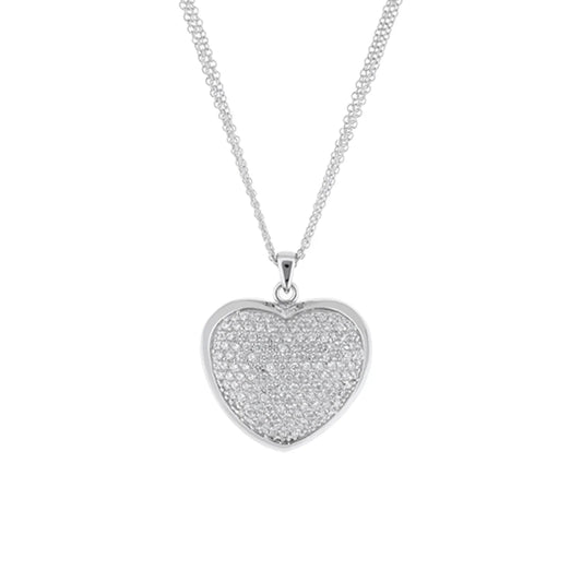 Pave Love Necklace