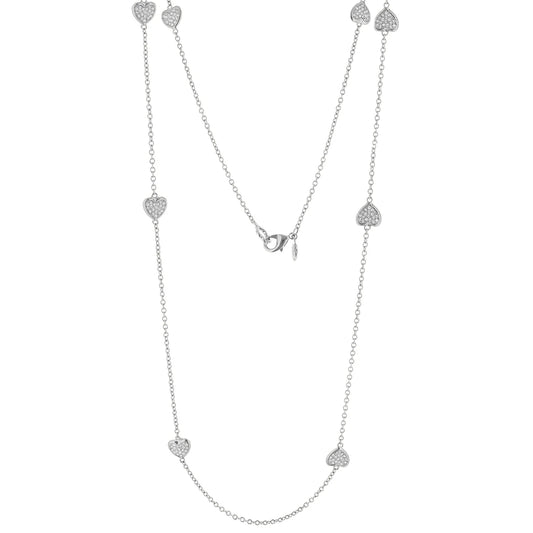 Pave Love Necklace