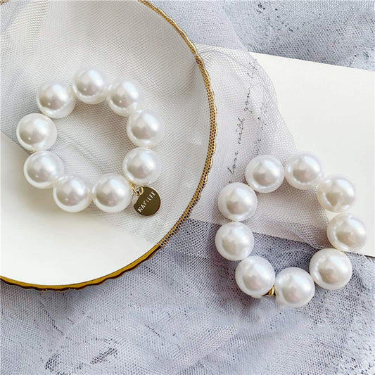 2-Piece Pearl Hair Ties